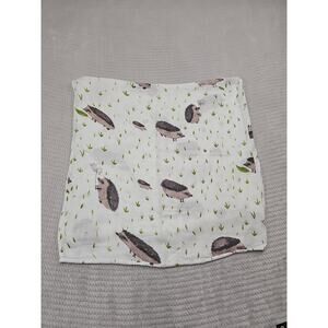 Little Unicorn Baby Blanket Hedgehog Print Guazy Knit